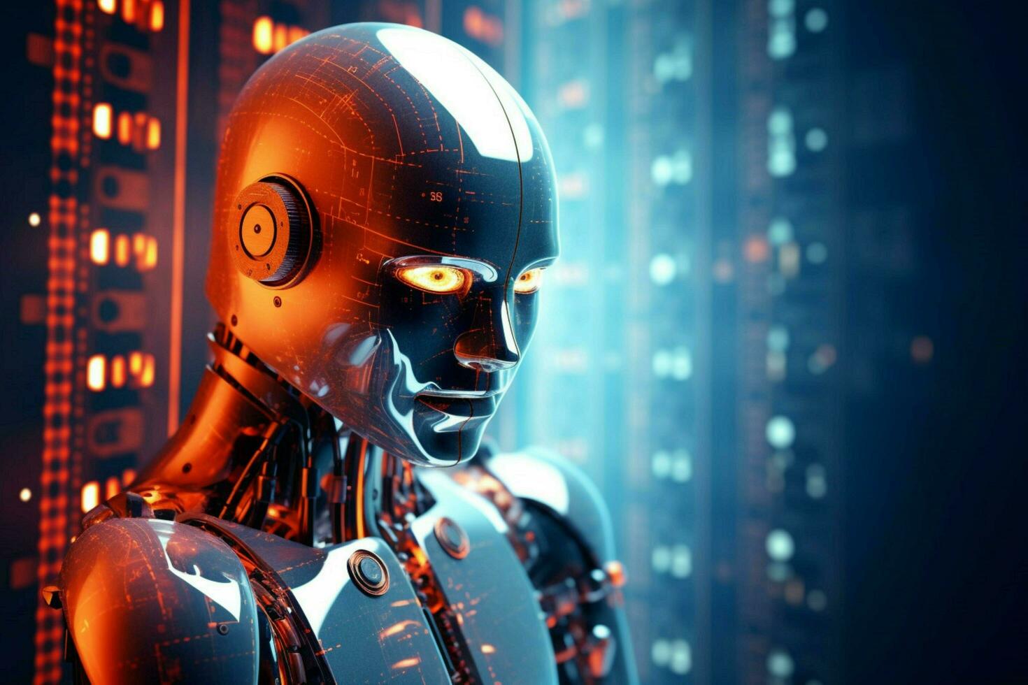 robot electronic access authentication system tec photo