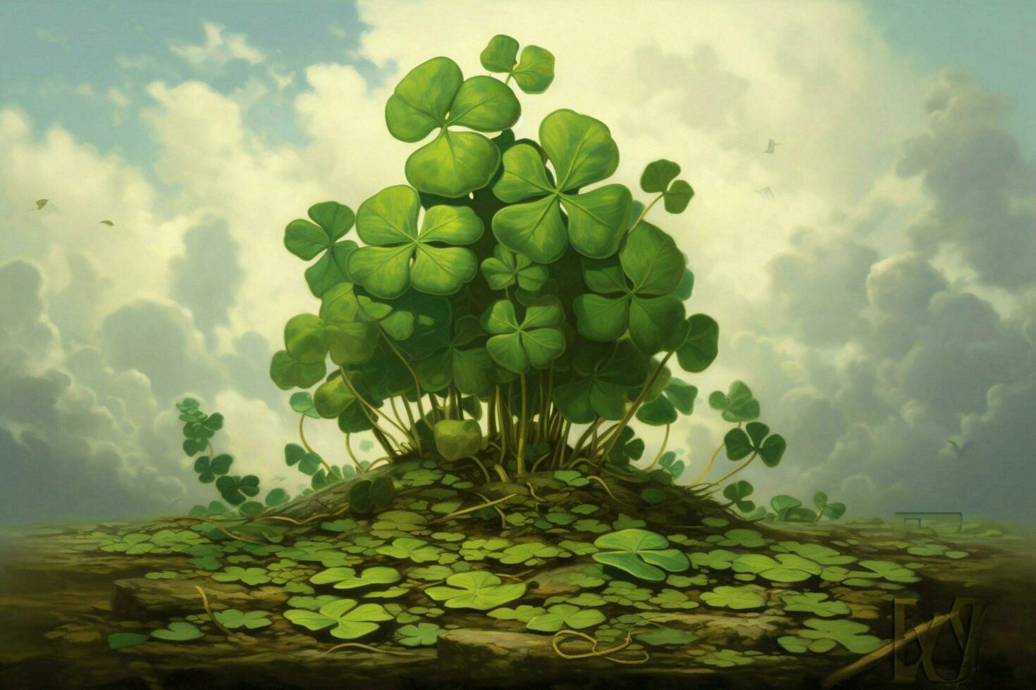 A shamrock tree photo