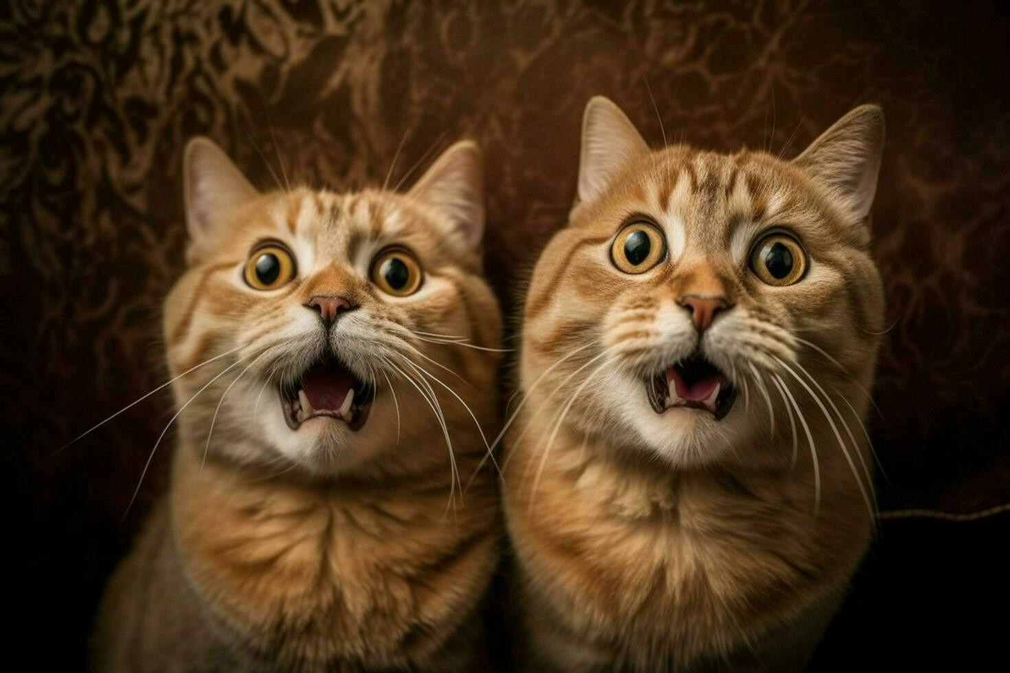 sorprendido gatos imagen hd foto