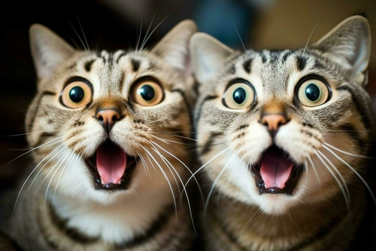 surprised cats image hd photo