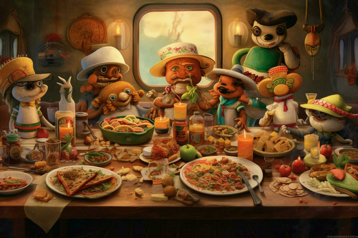 taco party image hd photo
