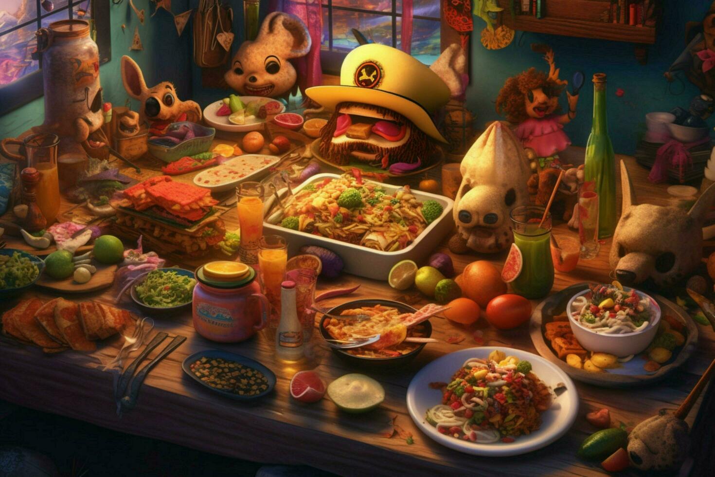 taco party image hd photo