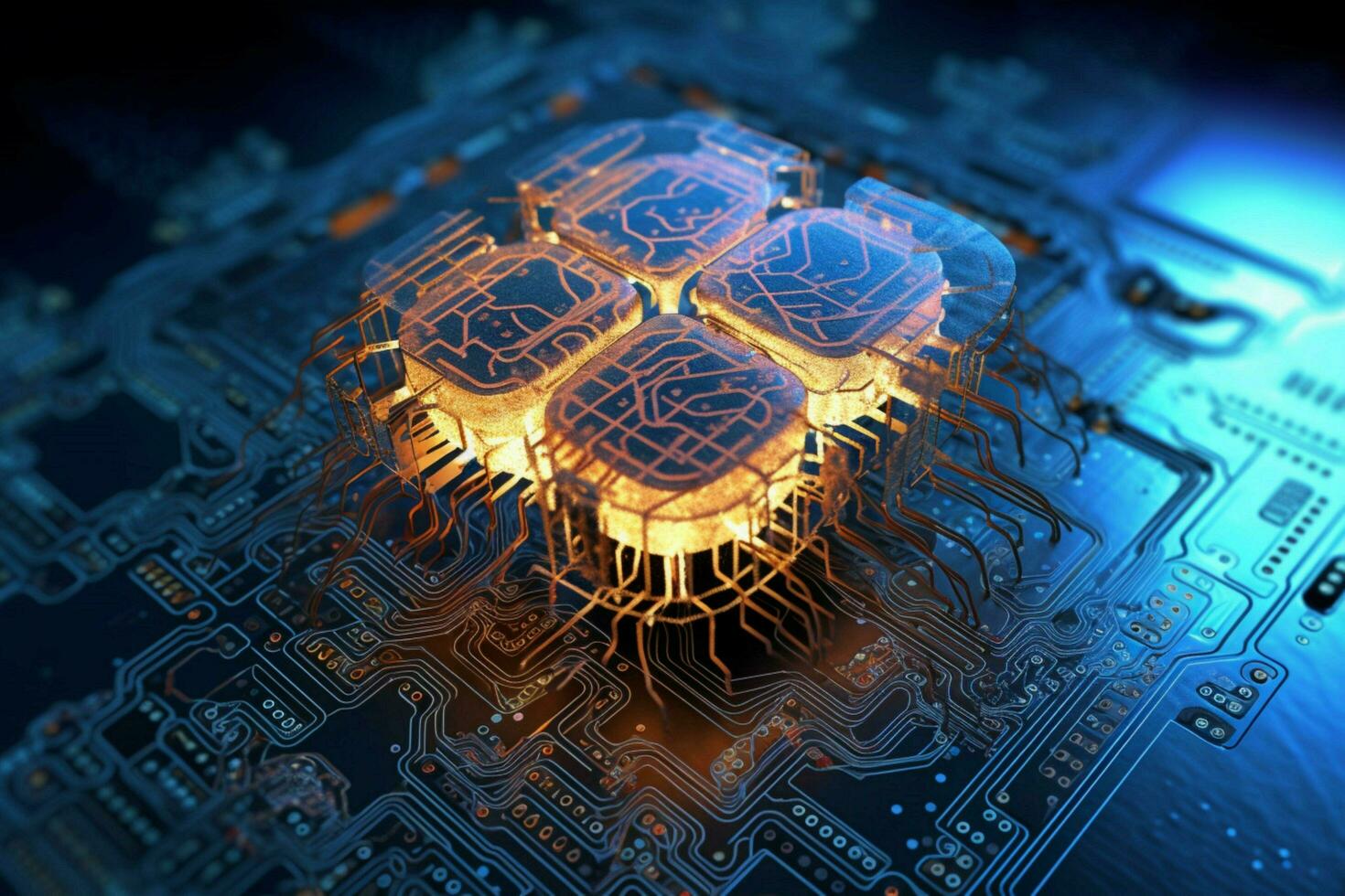 system network brain processor photo