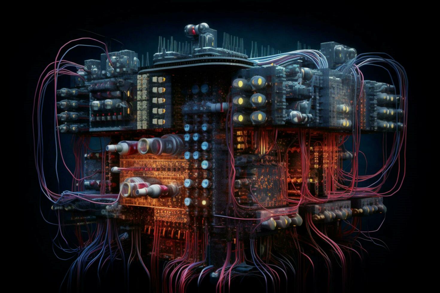 system network brain processor photo