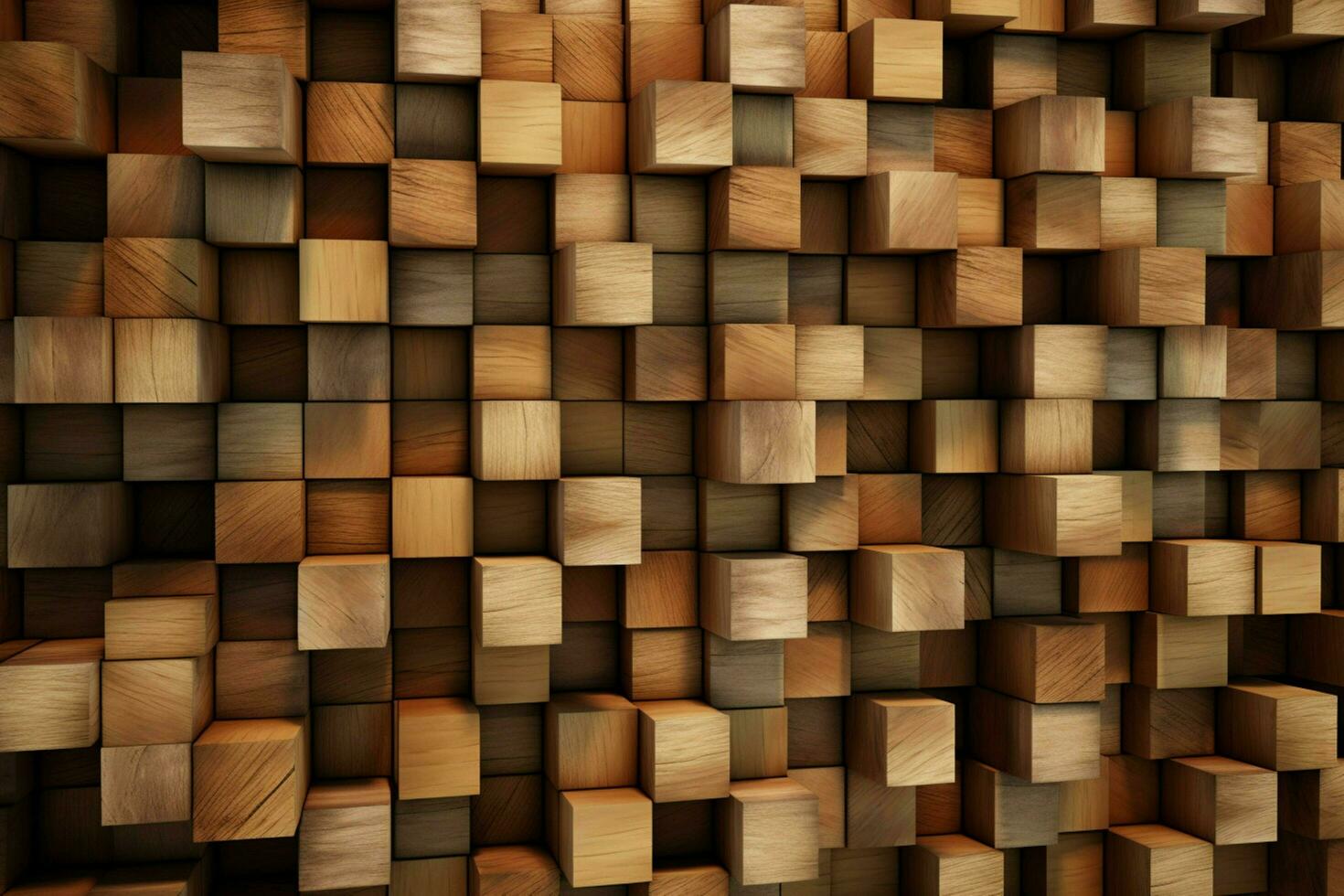 the background has cubic wood texture photo
