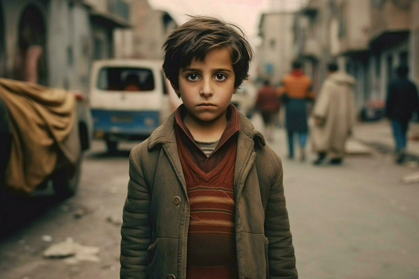 turk child boy turkish city photo