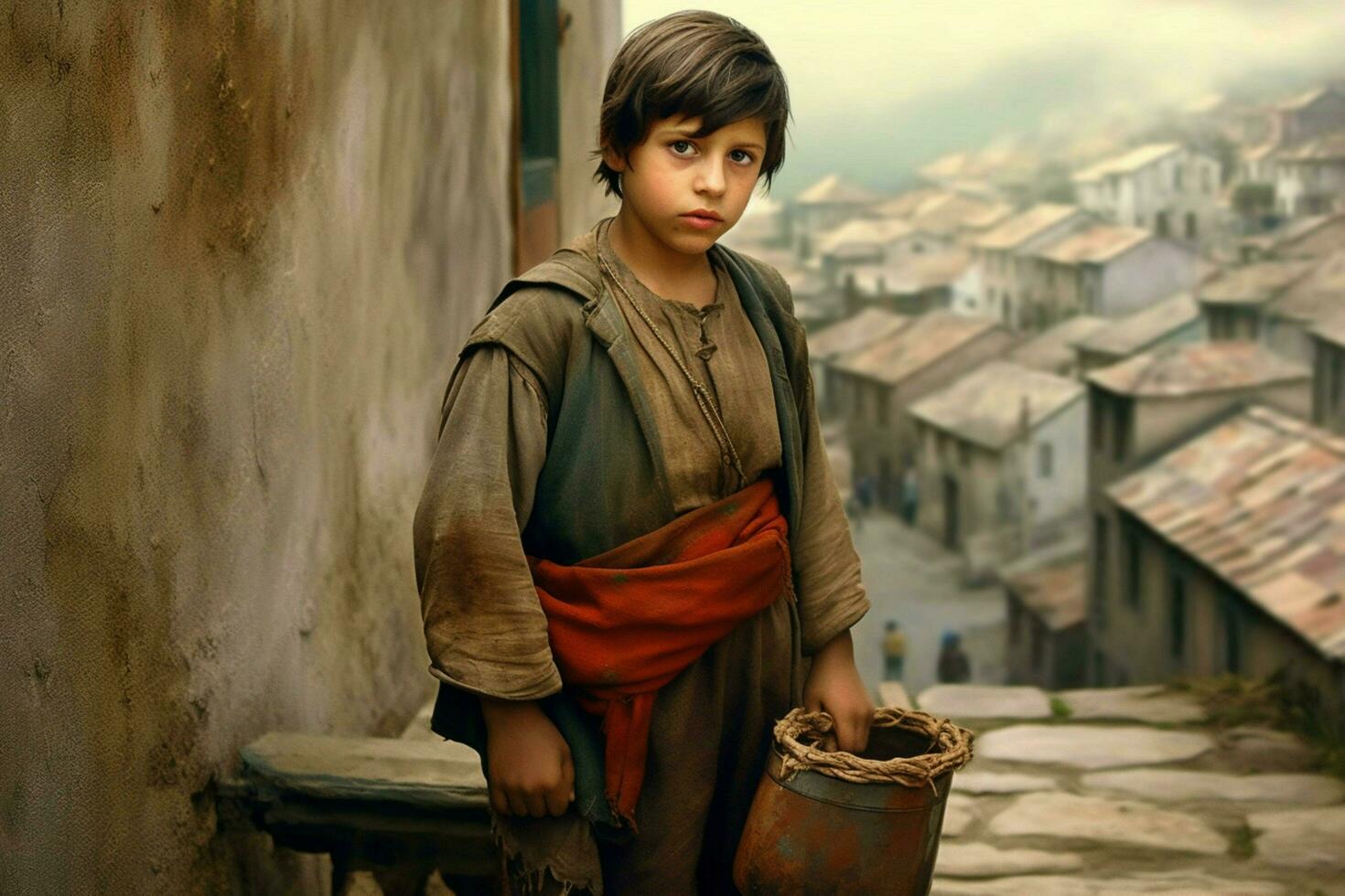 turk child boy turkish city photo