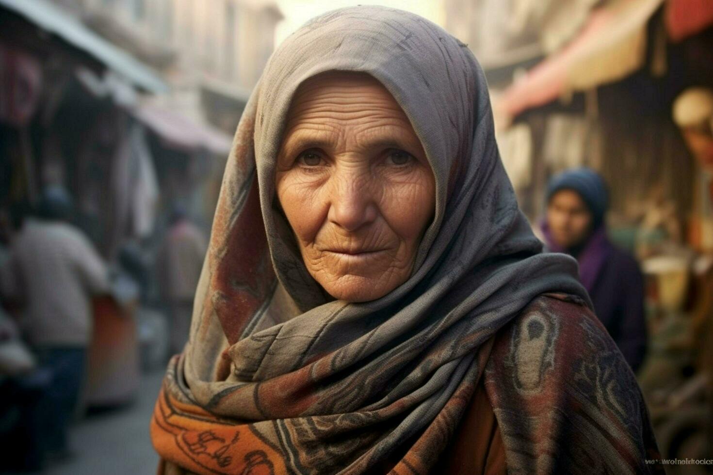 turk woman turkish city photo