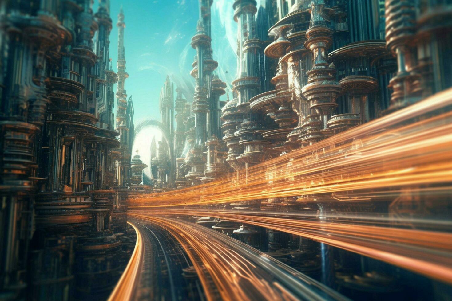 warp technology wallpaper photo