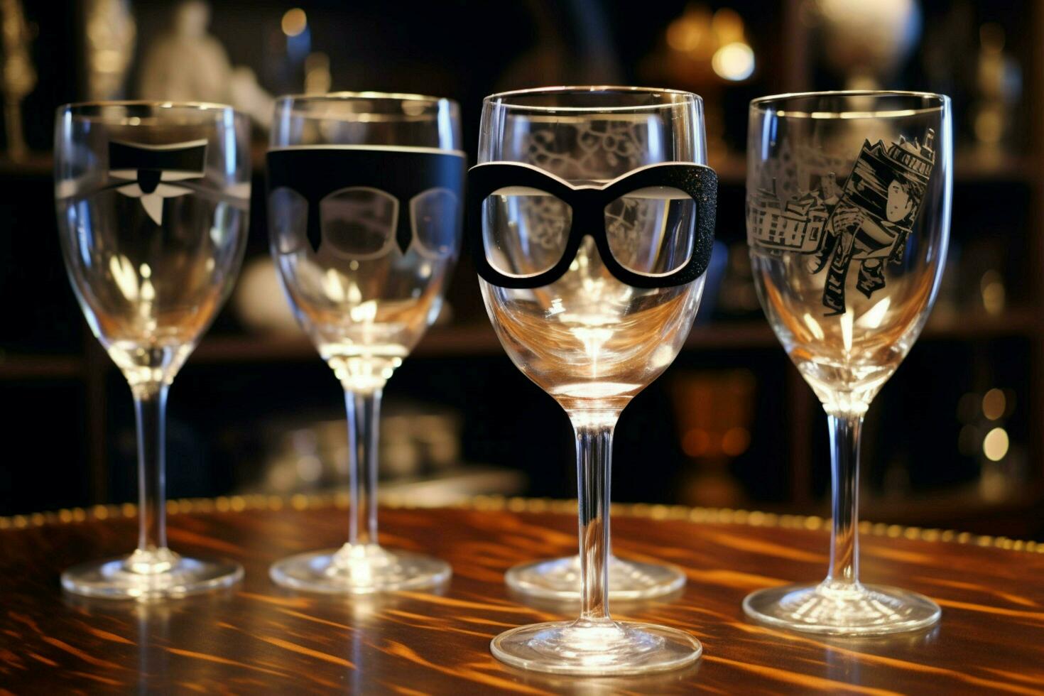 wedding glasses party photo