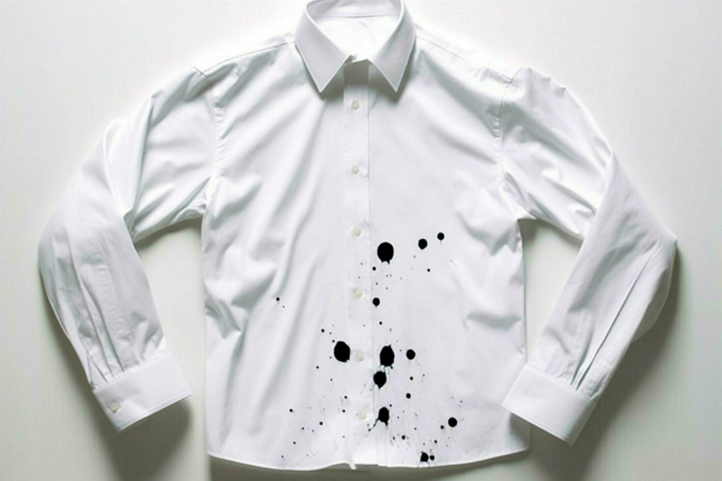 white shirt stain spot photo