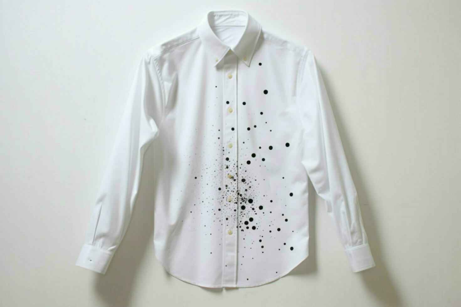 white shirt stain spot photo