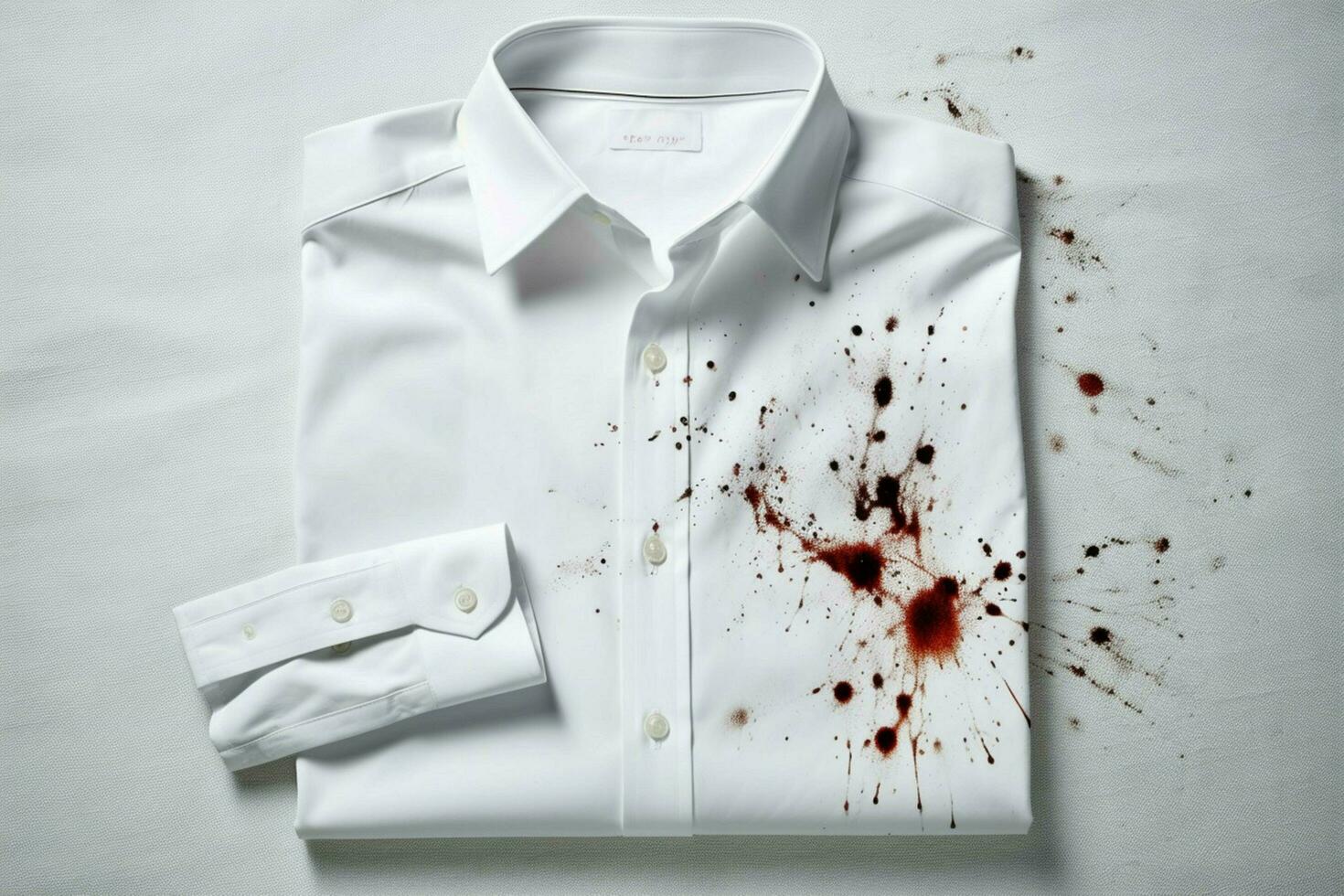 white shirt stain spot photo