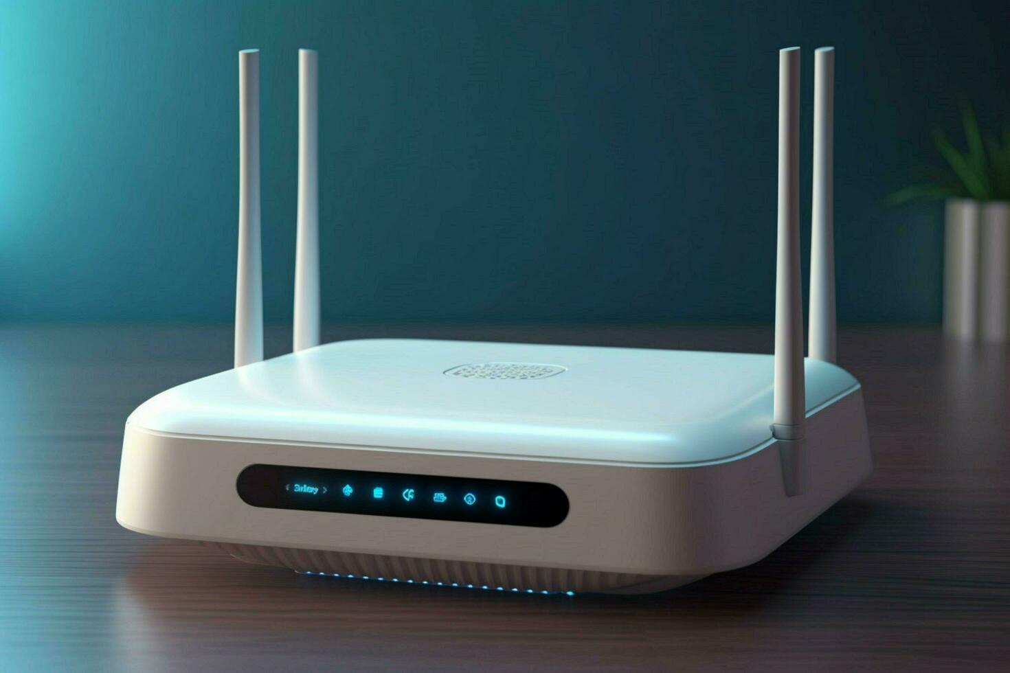 white wifi router modern photo