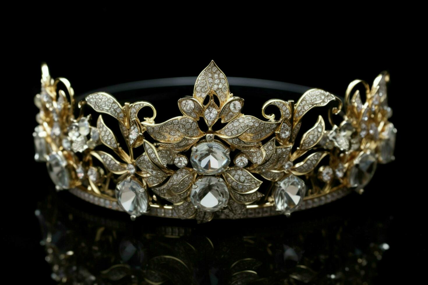 woman luxurious tiara jewelry photo