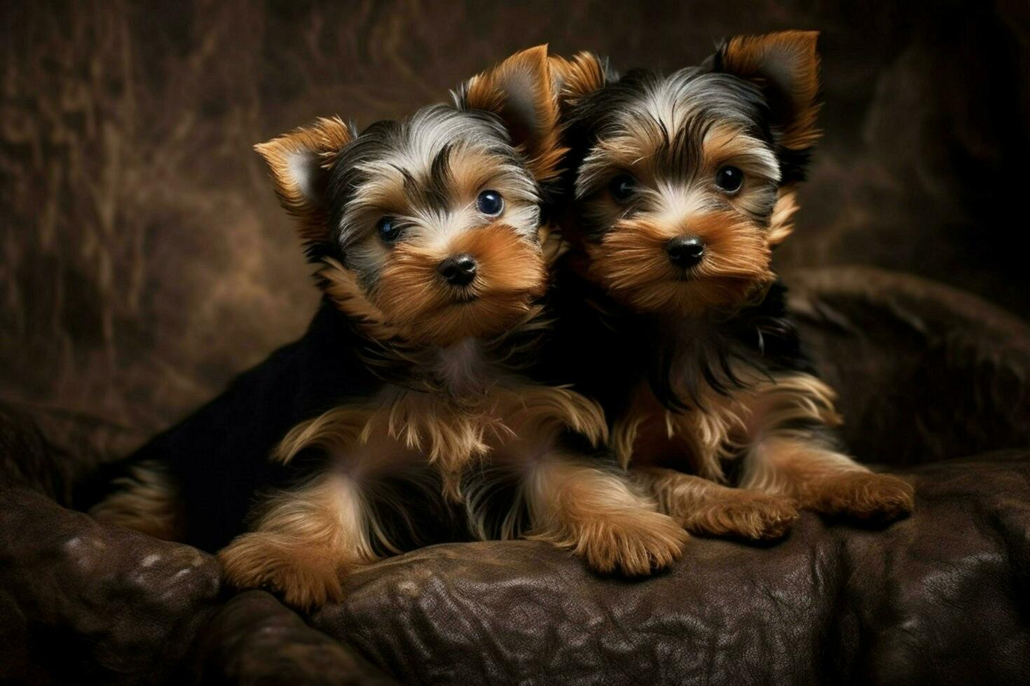 yorkshire terrier dog puppies photo