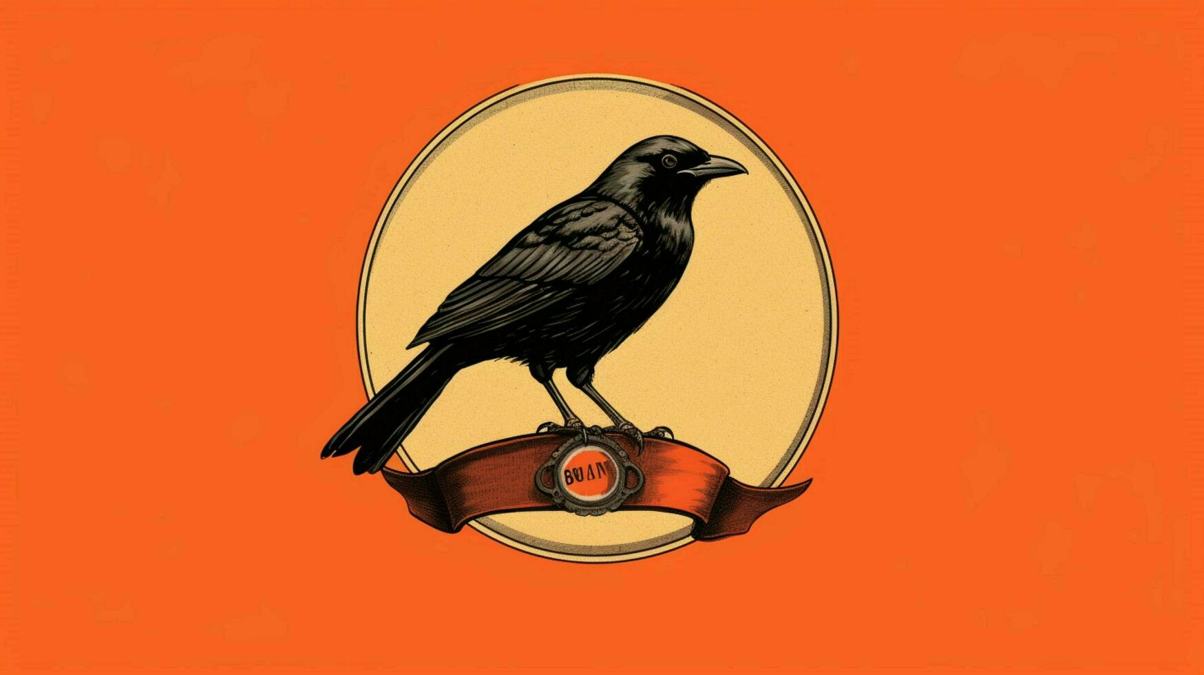 a bird with a badge photo