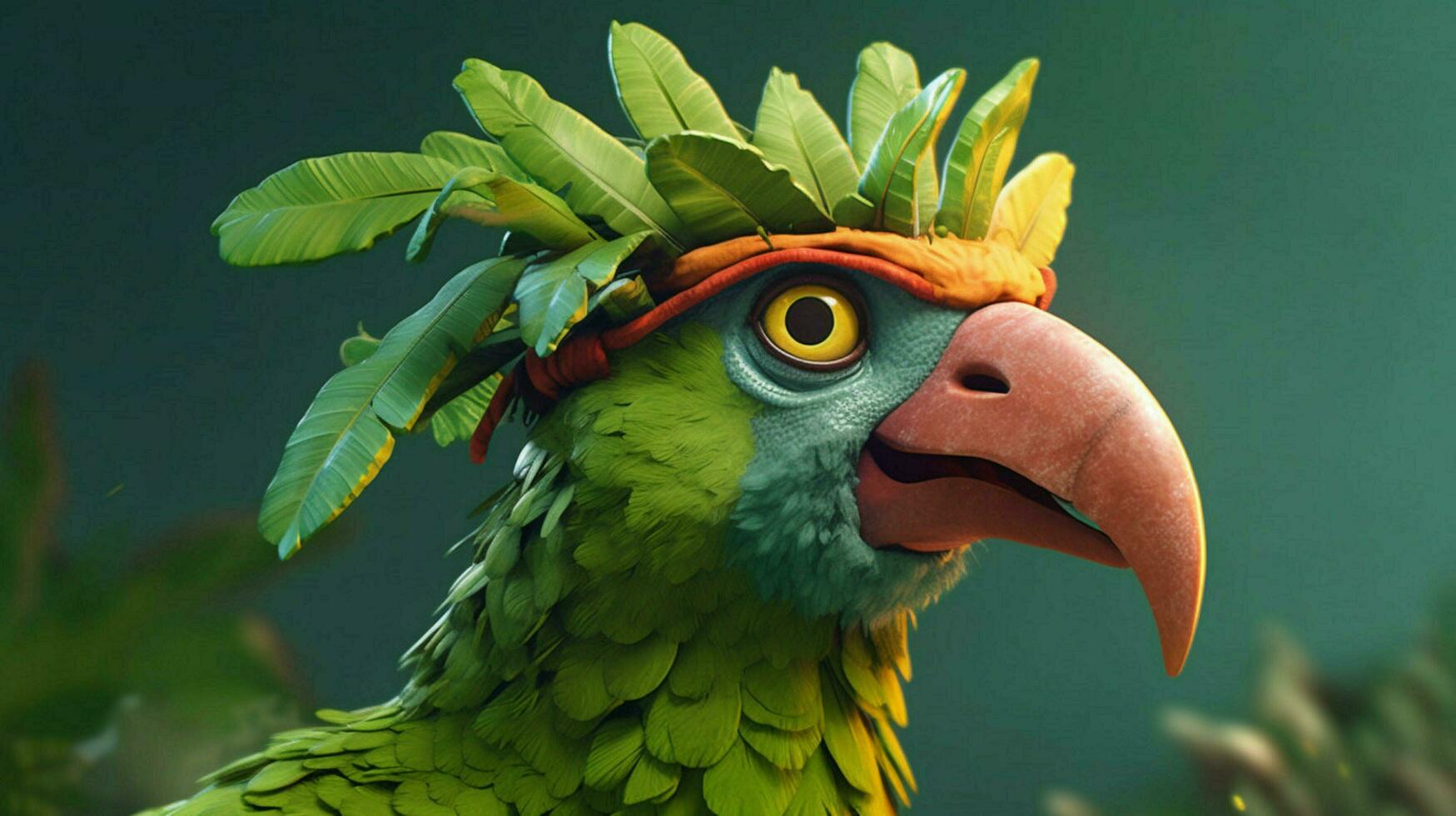 a character from the game a bird with a headband photo