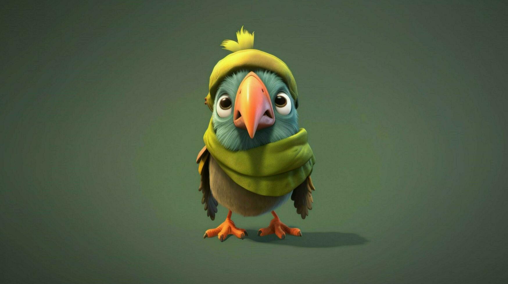 a character from the game a bird with a headband photo