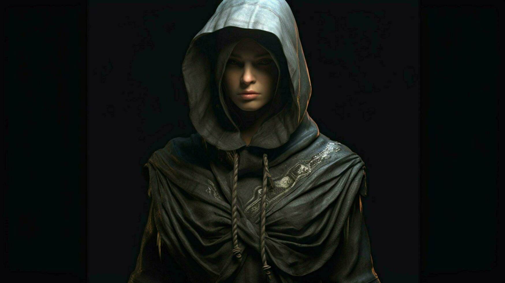 a character with a hood and a hood photo
