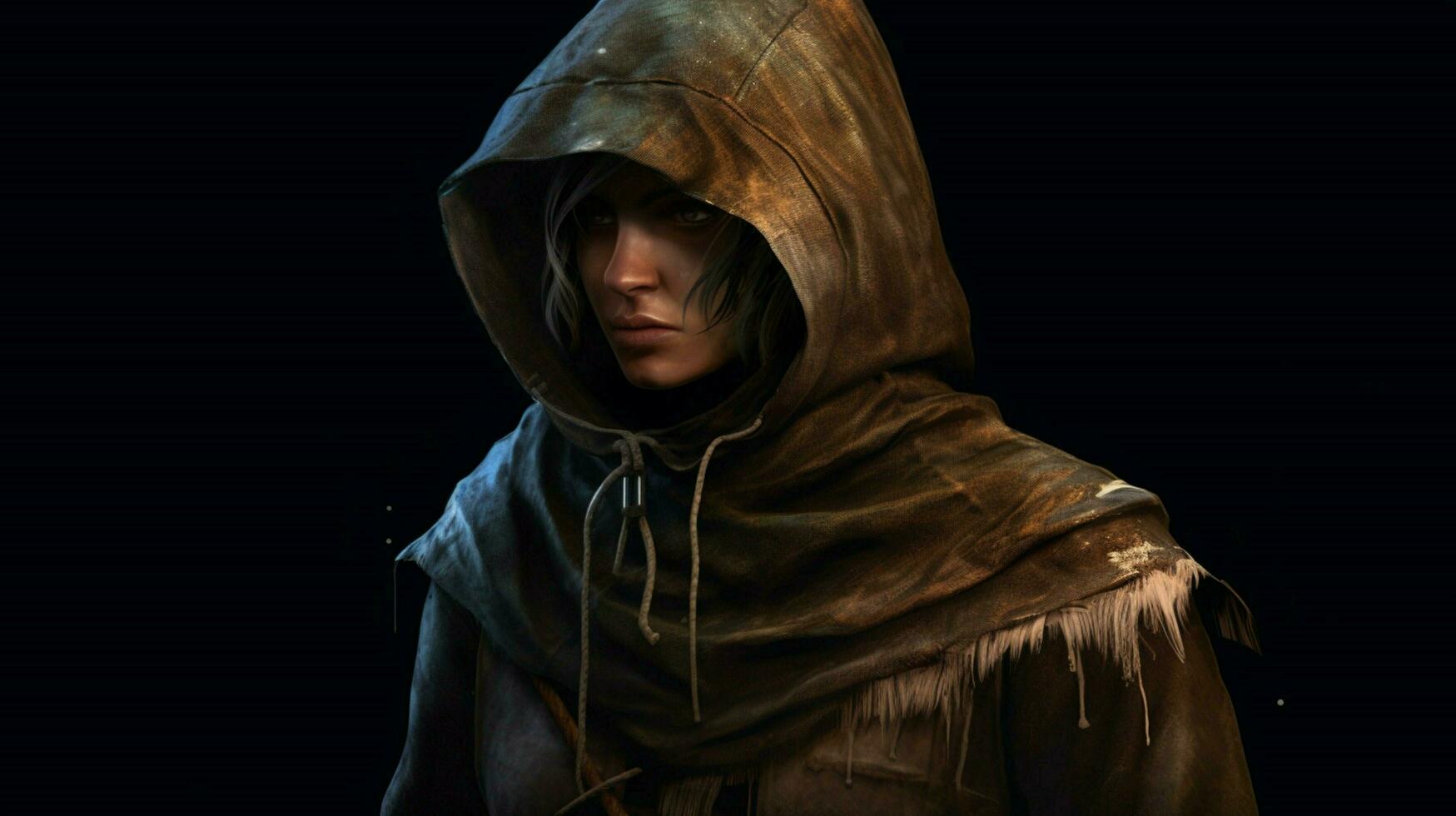 a character with a hood and a hood photo