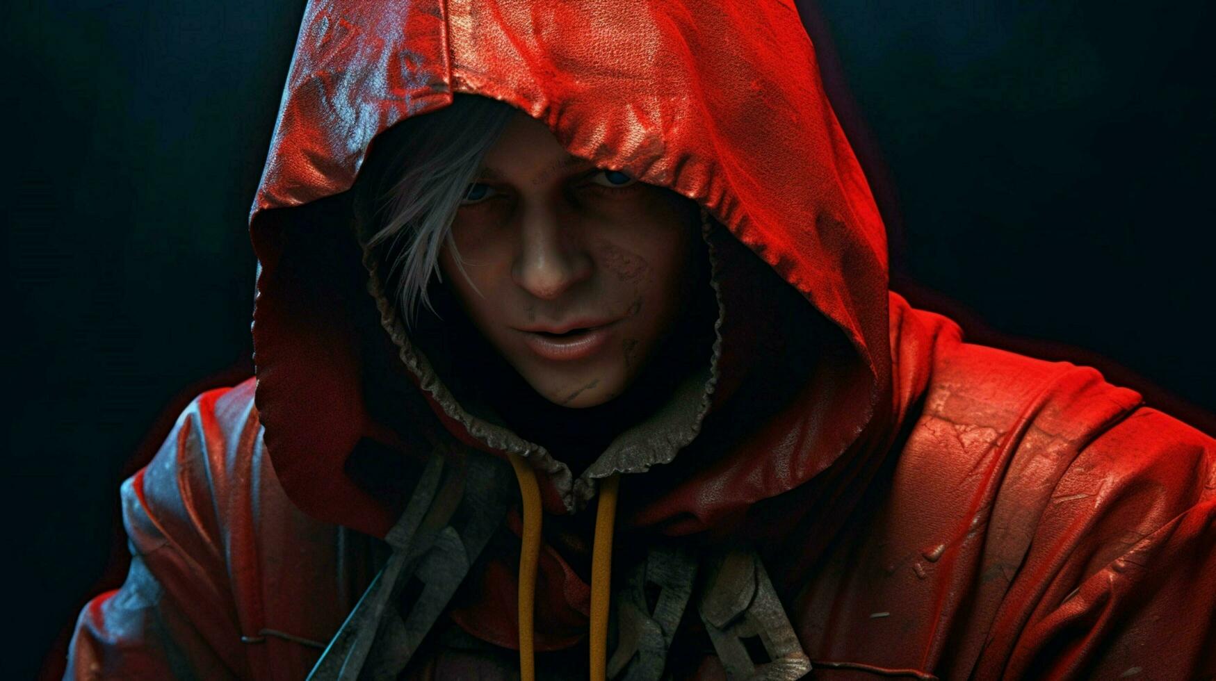 a character with a hood and a hood photo