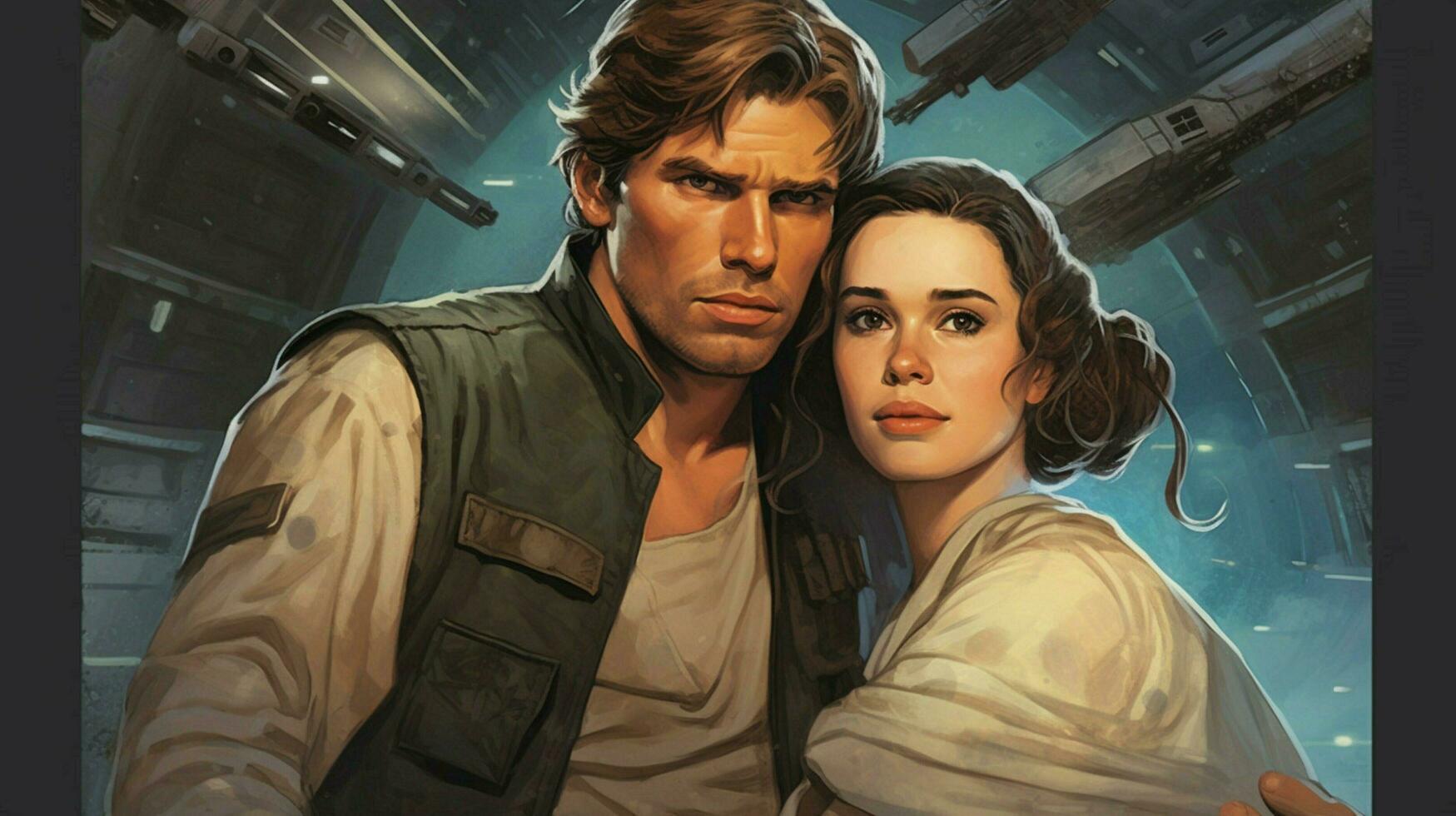 a comic book cover for a star wars story photo