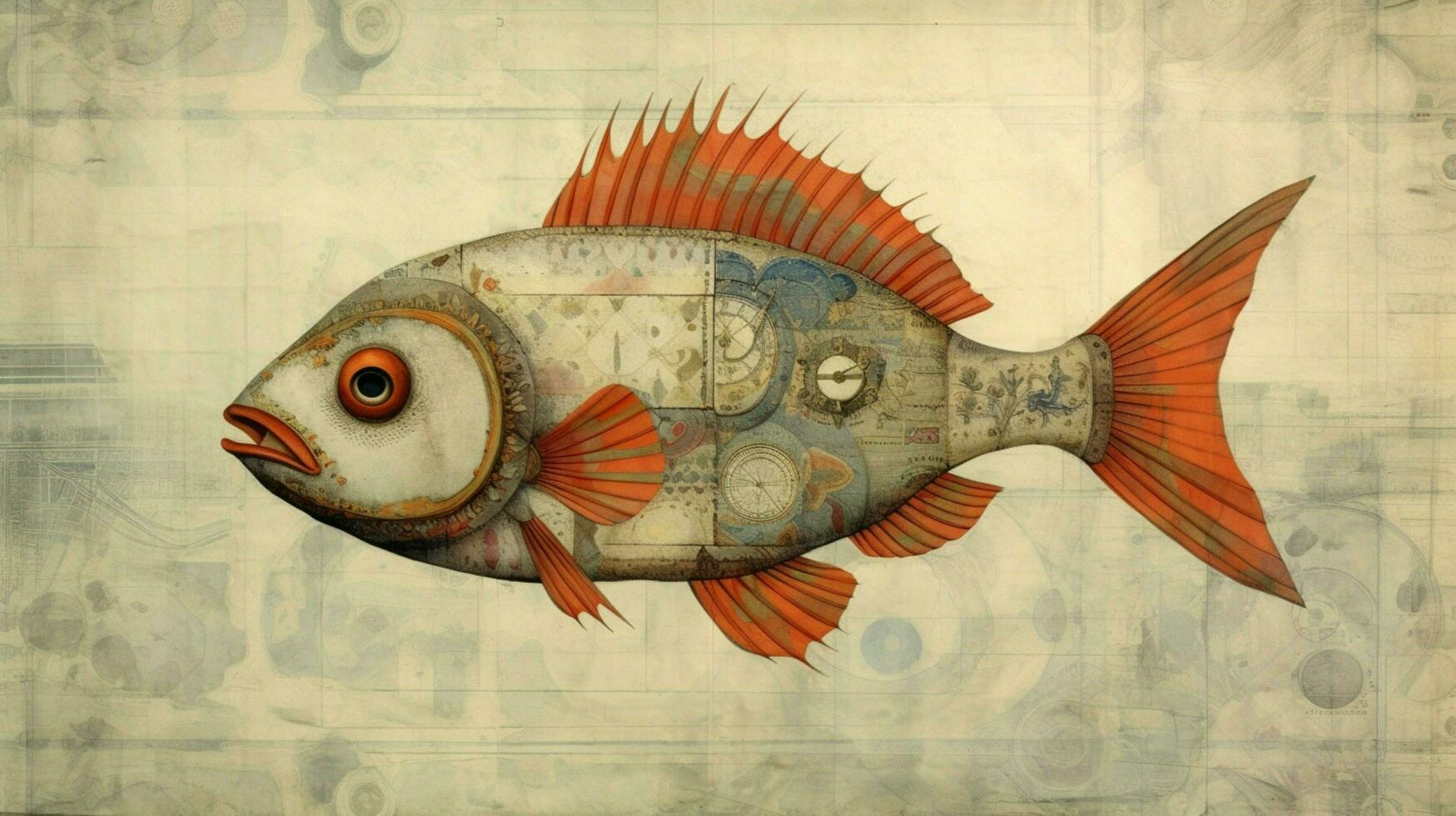 a poster for a fish called the fish photo