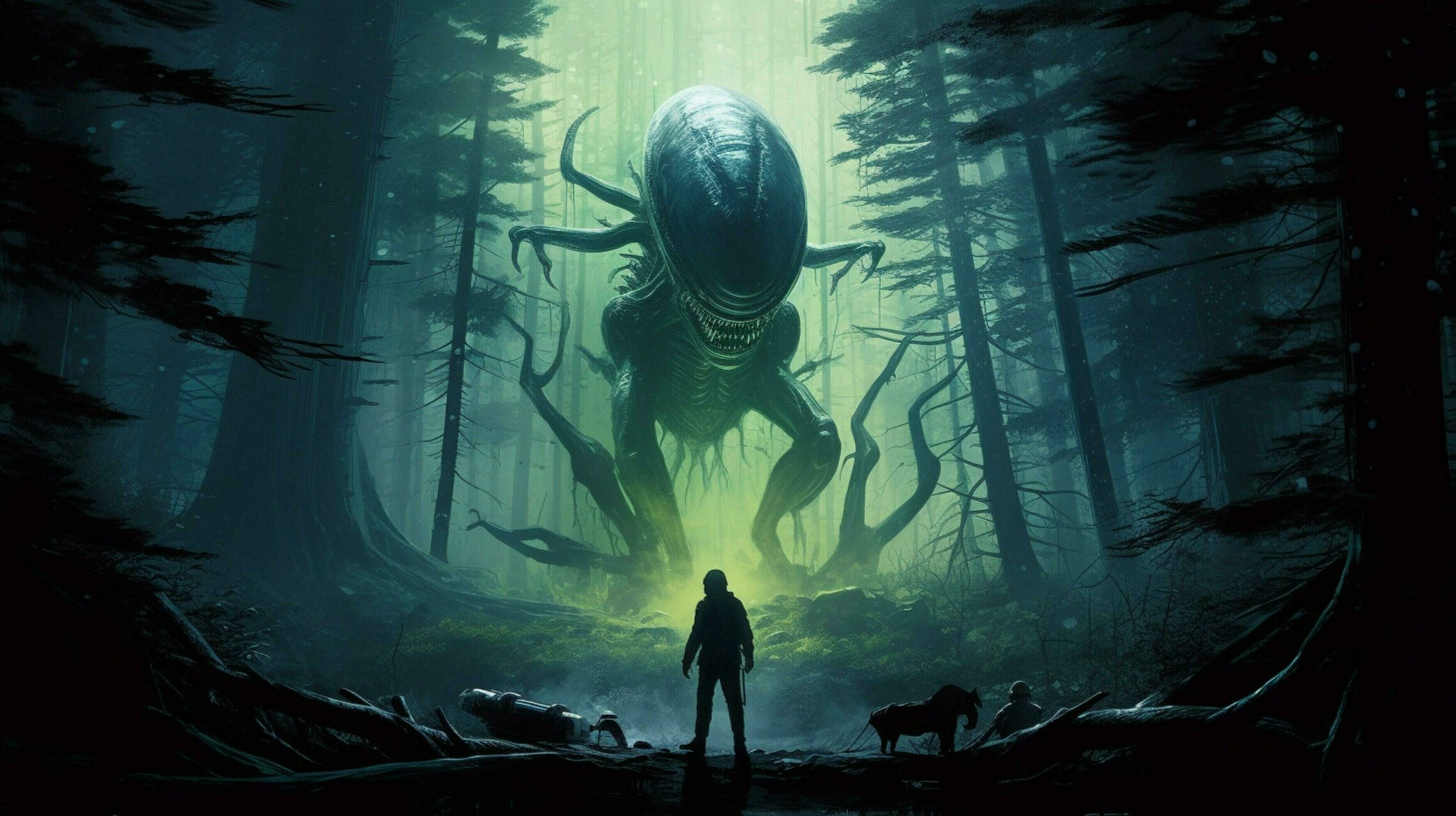 a poster for a game called alien 30649713 Stock Photo at Vecteezy