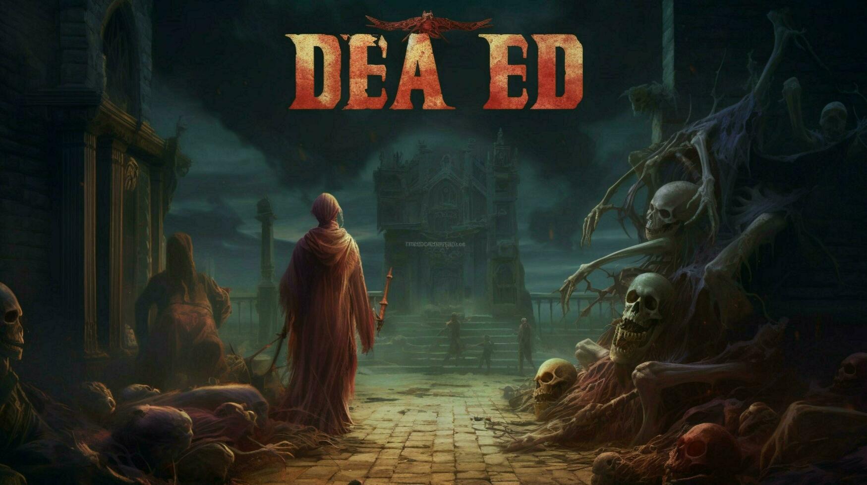 a poster for a game called the dead photo