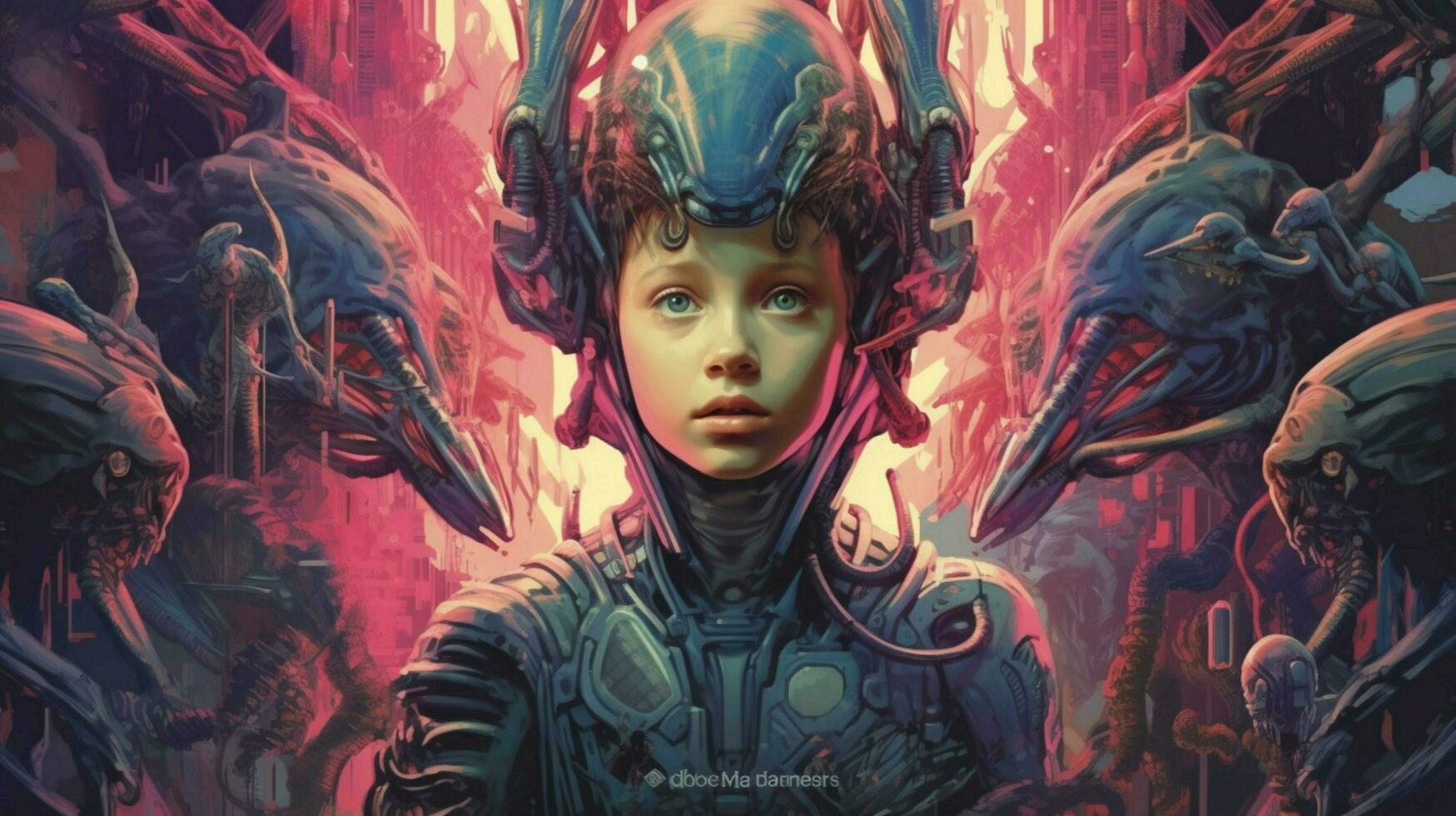 a poster for a movie called alien photo