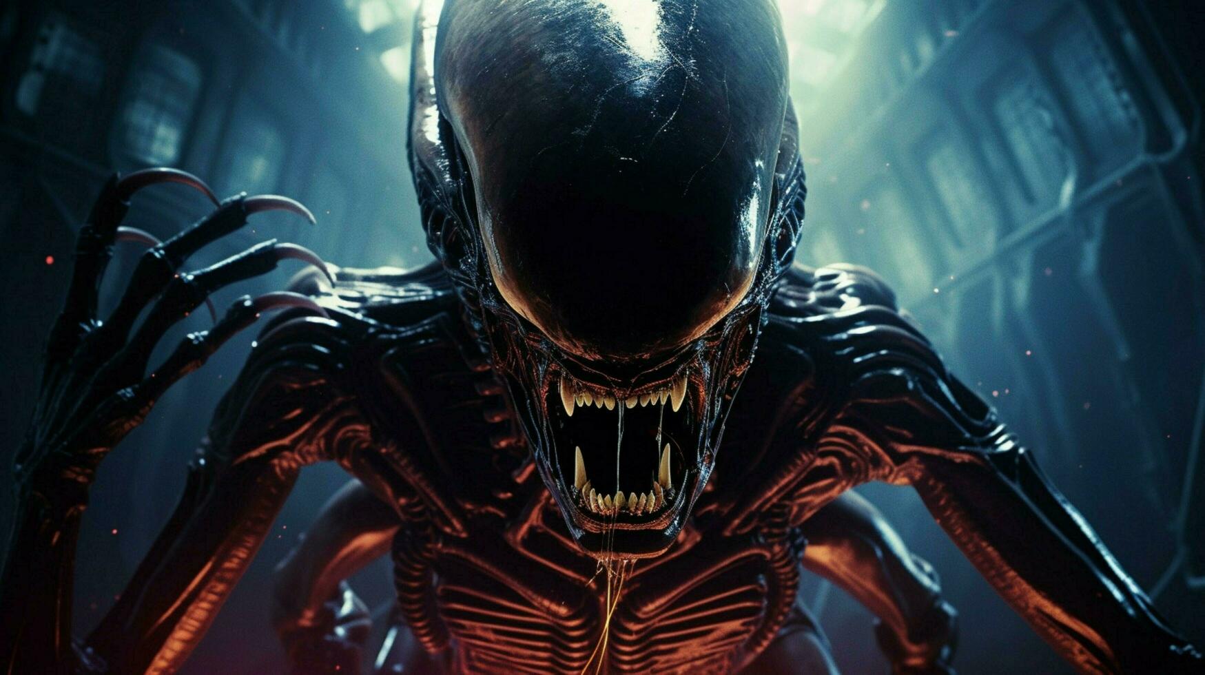 a poster for a movie called alien photo