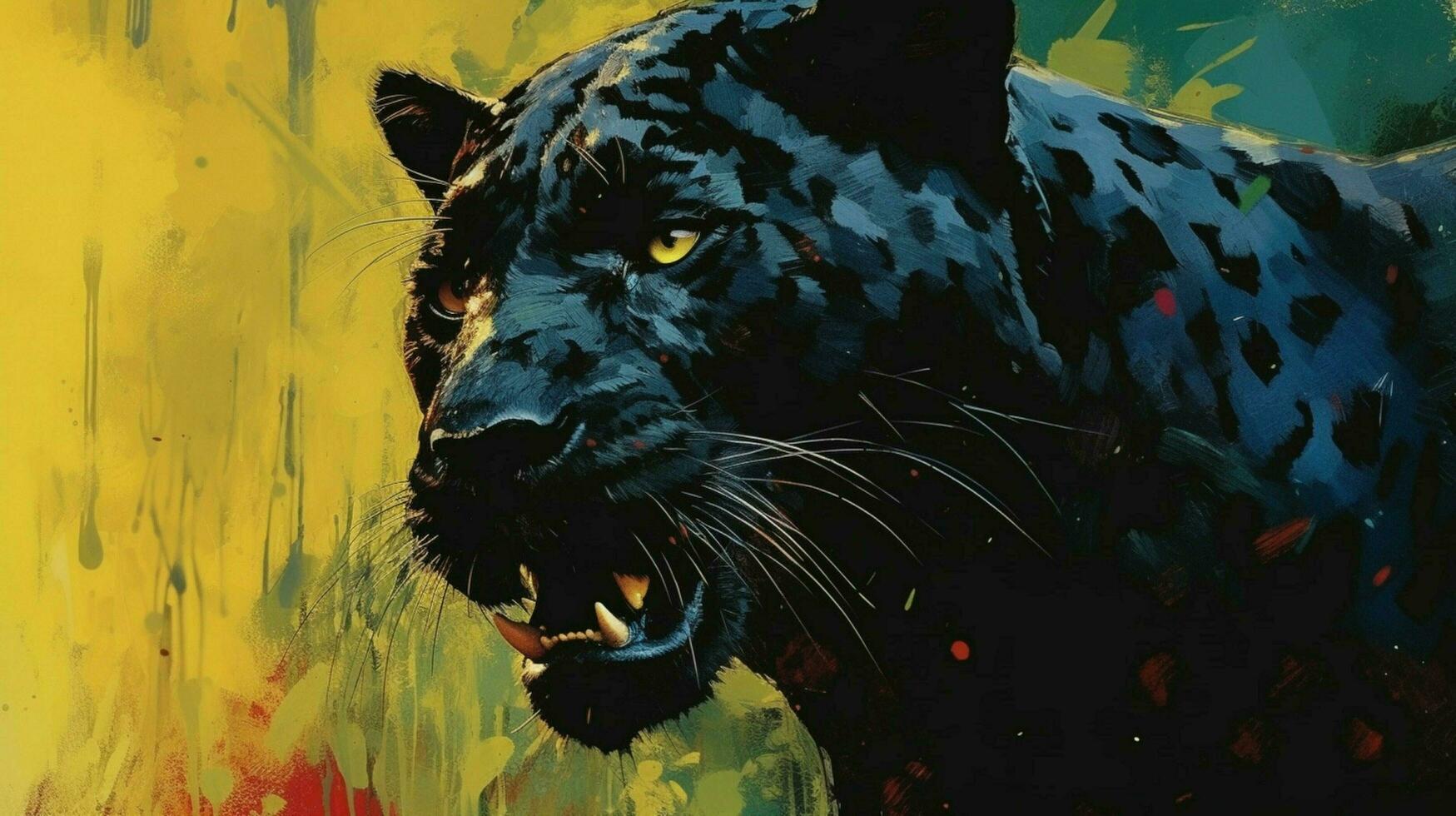 a poster for a movie called the panther photo