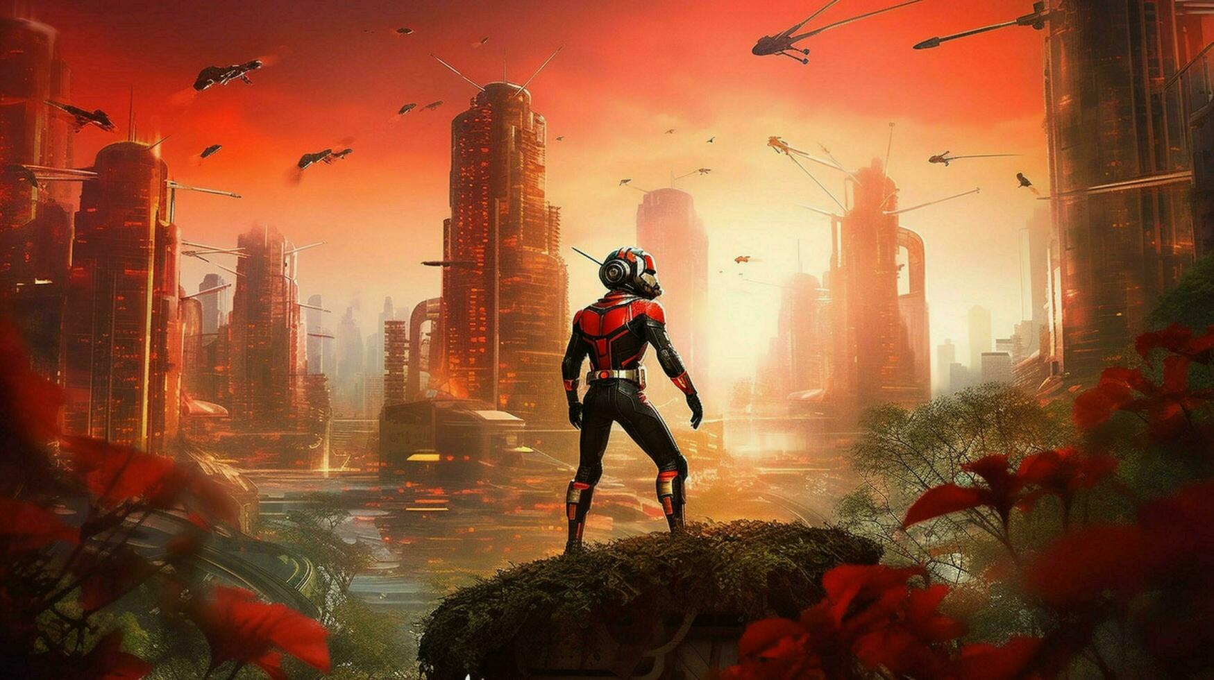 a poster for a video game called ant - man photo