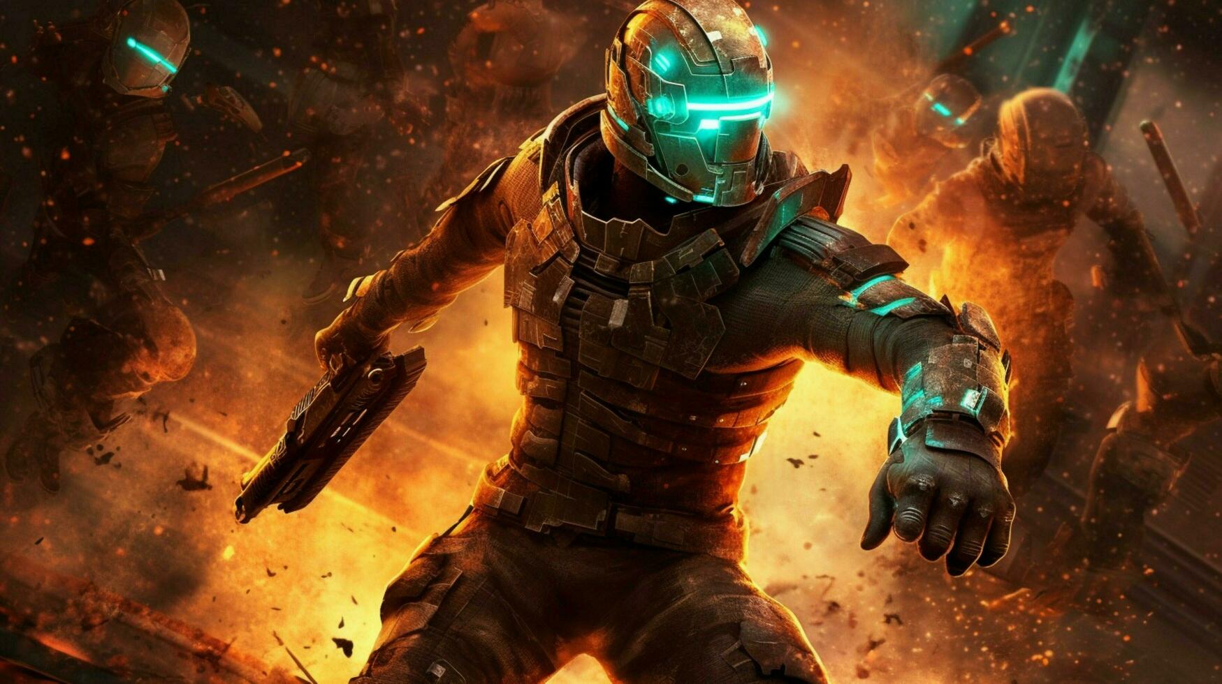 a poster for a video game called the dead space photo