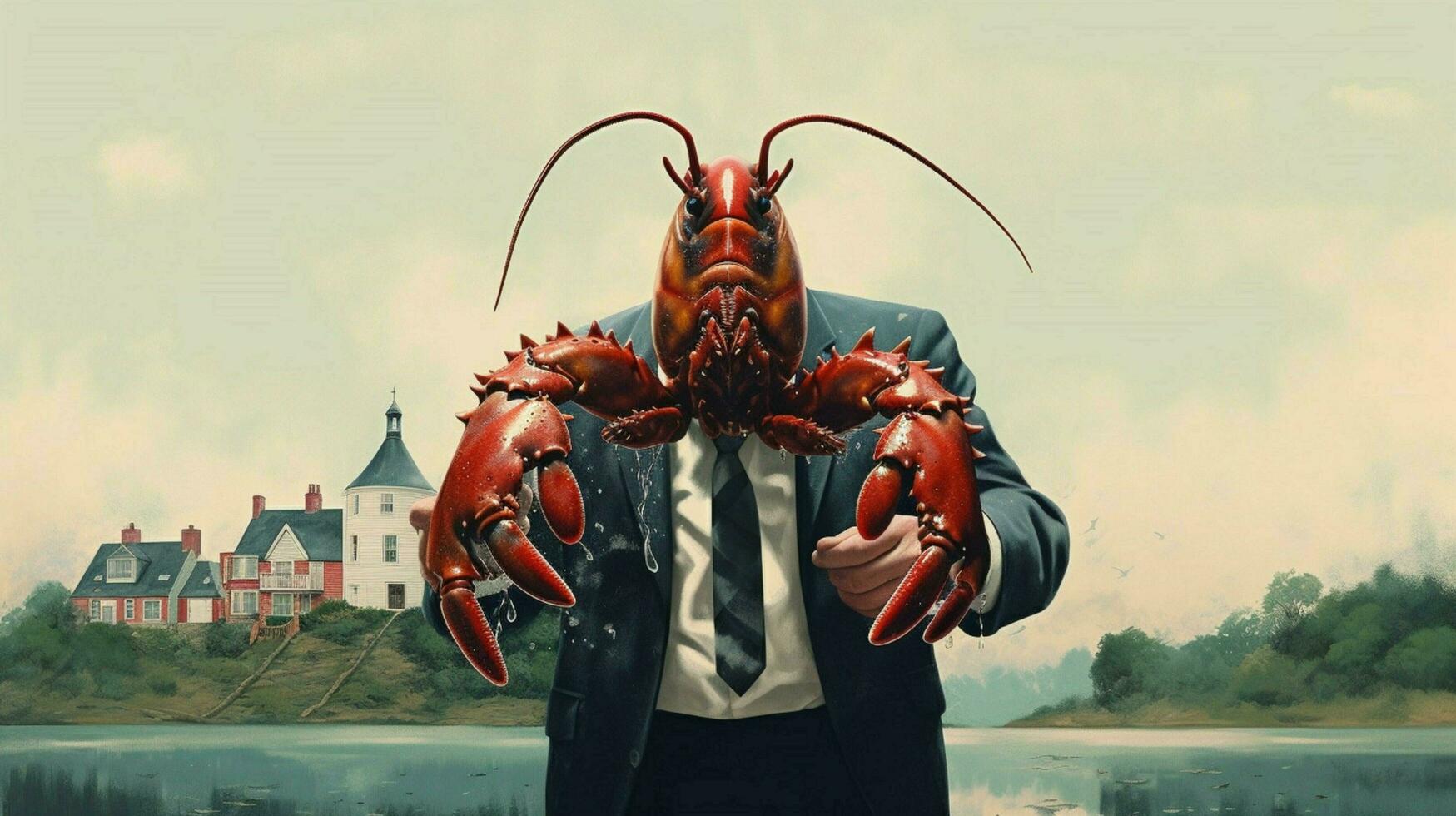 a poster for the book the lobster photo
