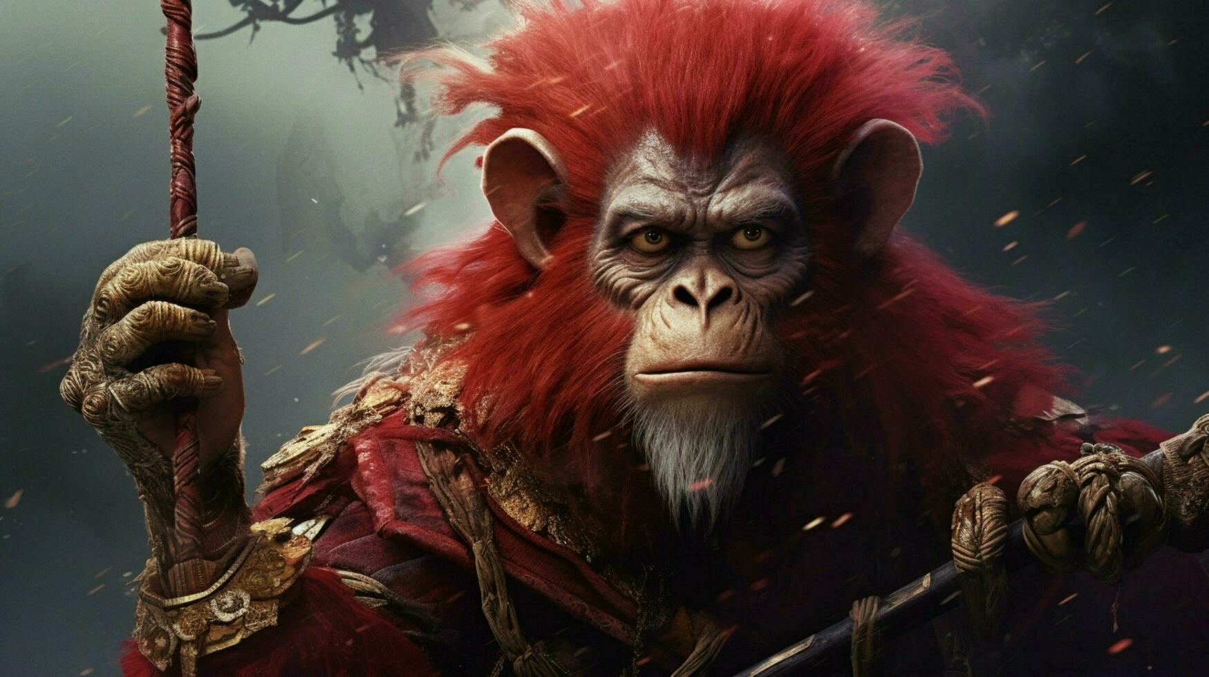 a poster for the monkey king photo