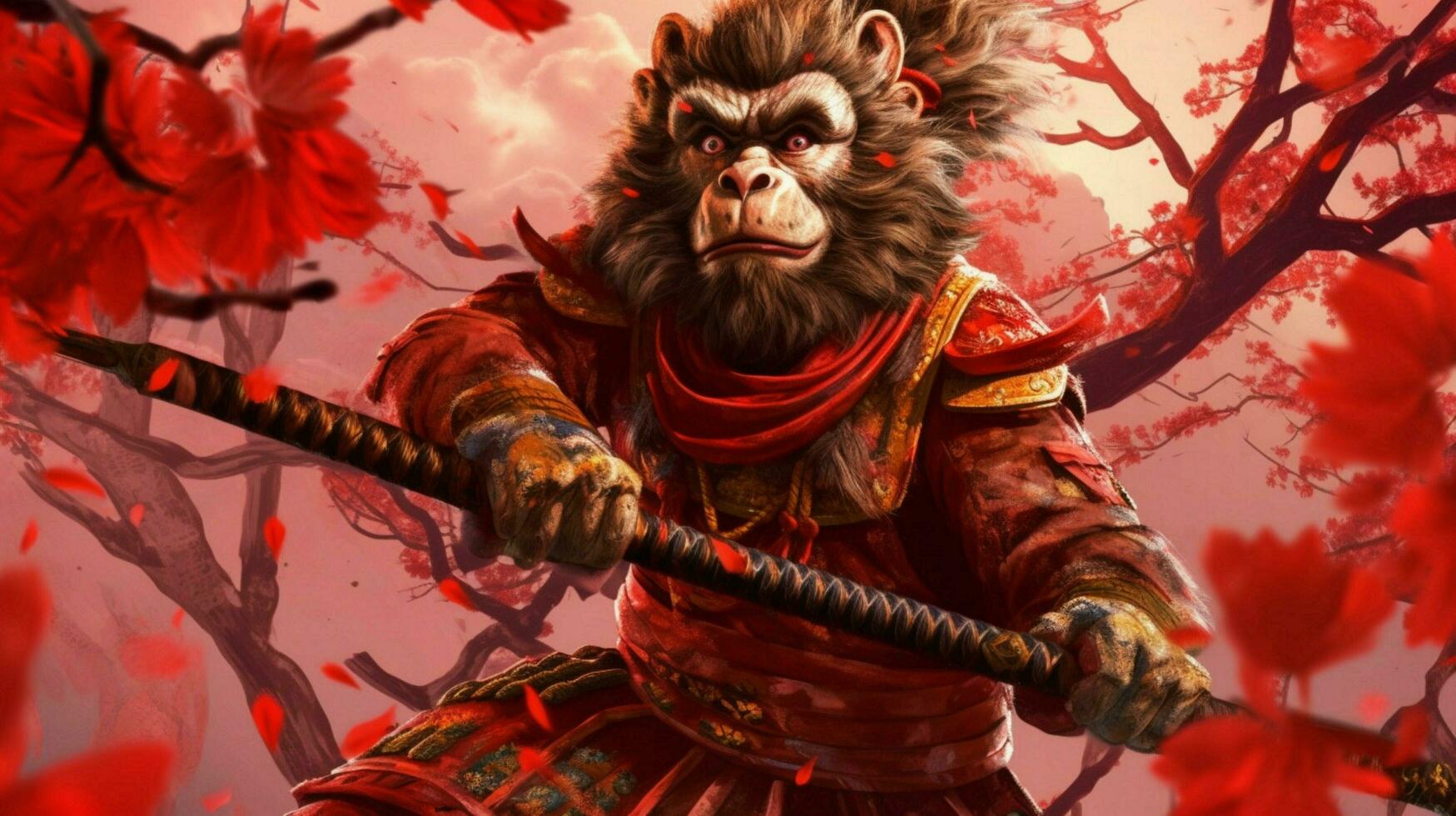 a poster for the monkey king photo