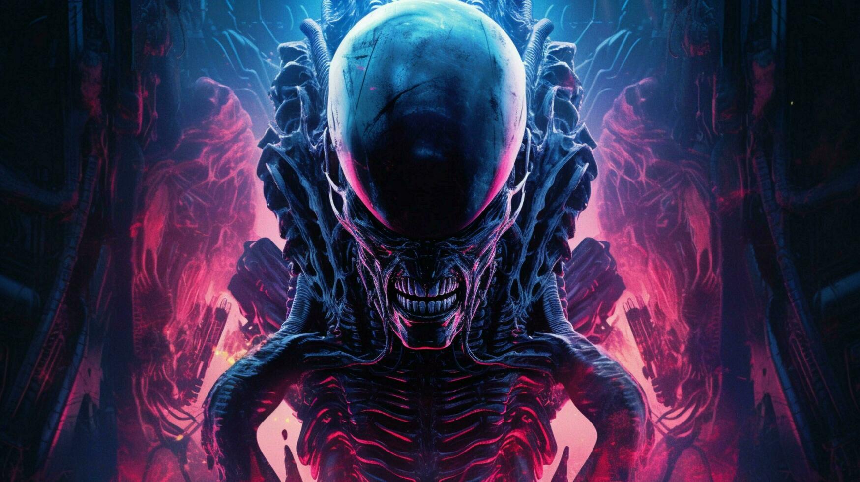 a poster for the movie alien photo