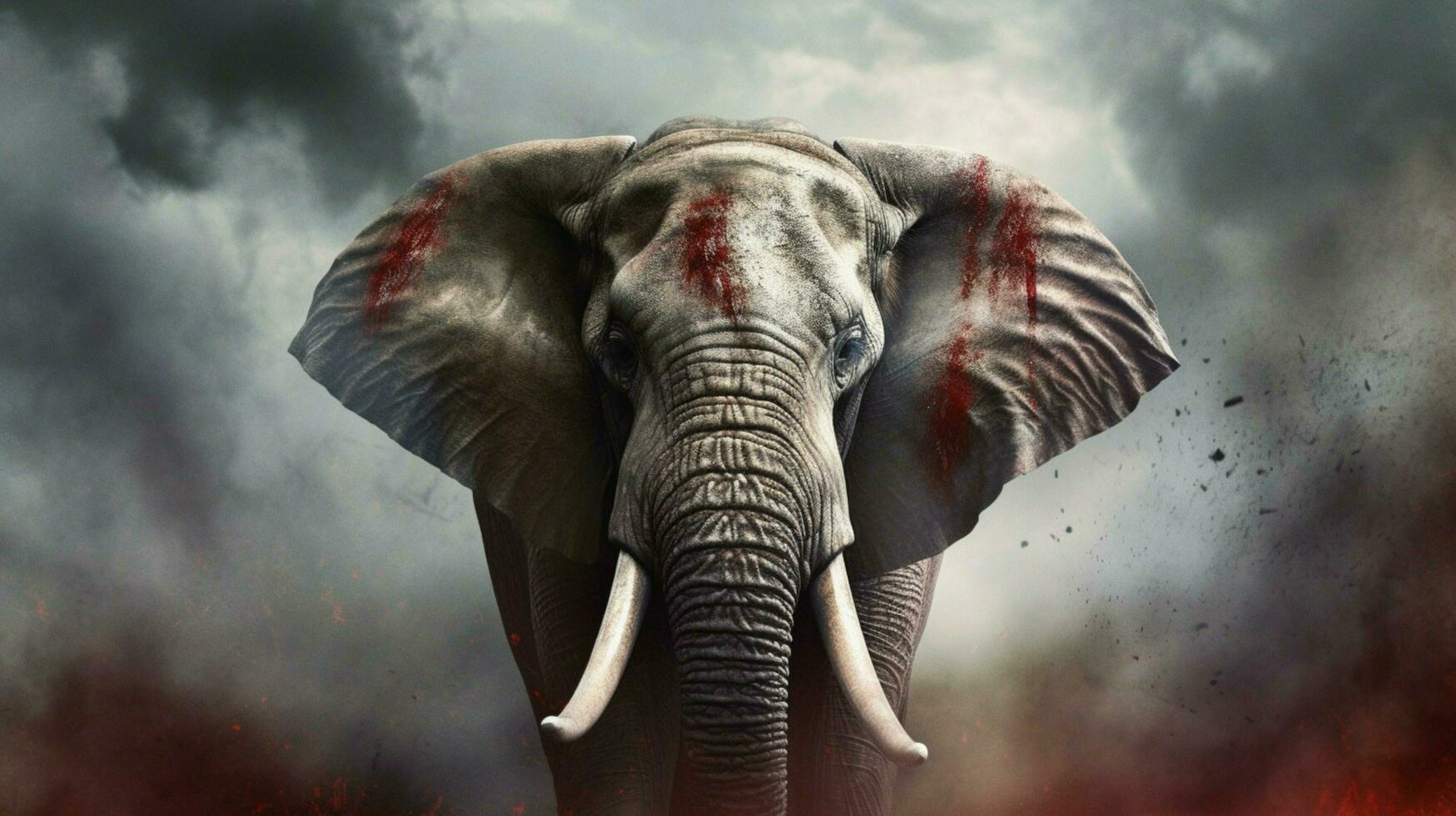 a poster that says elephant on it photo