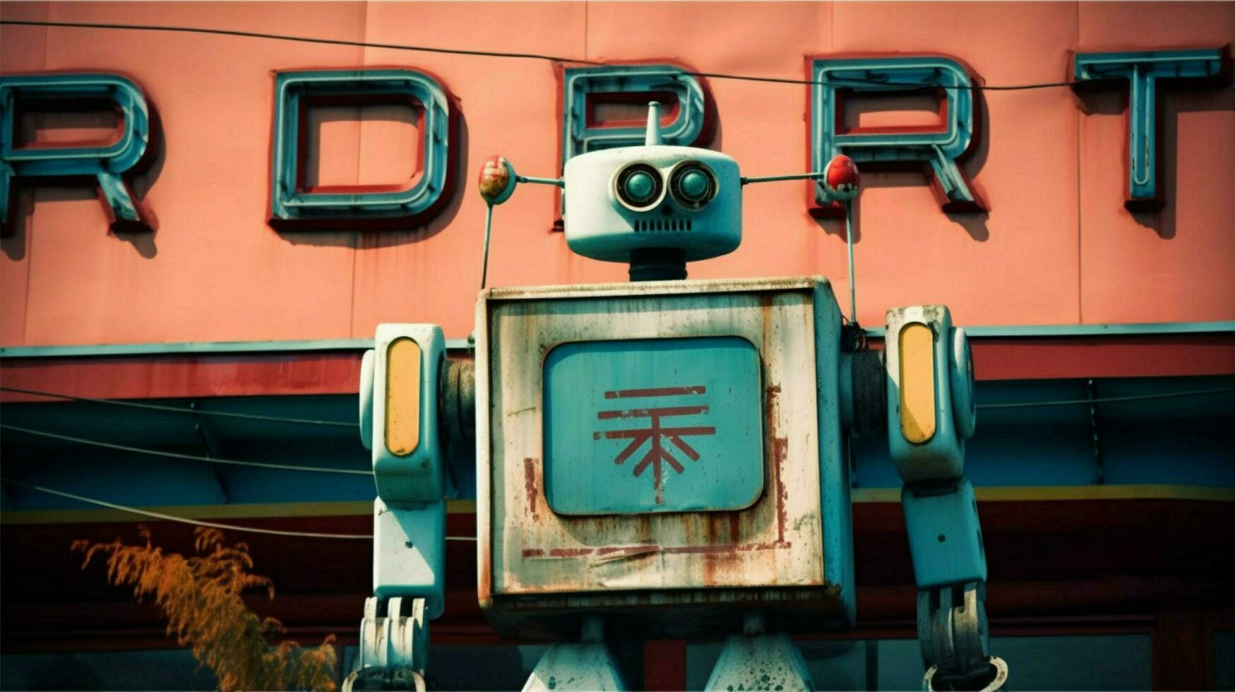 a poster that says robot on it photo
