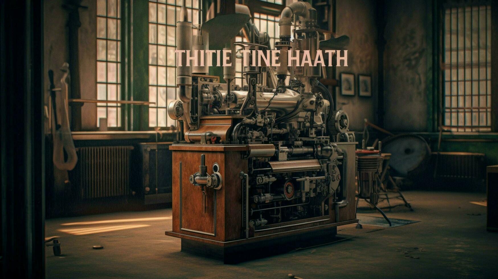 a poster that saysthe machine that is not photo