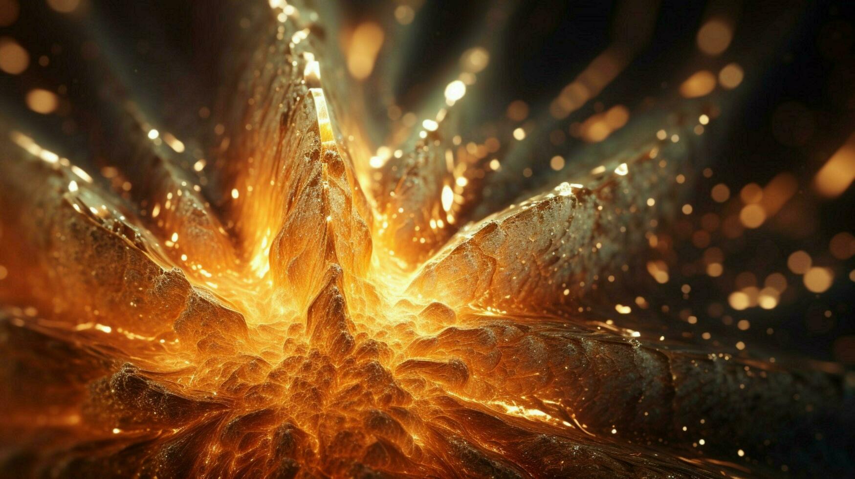 closeup of a star with its intense light and heat photo