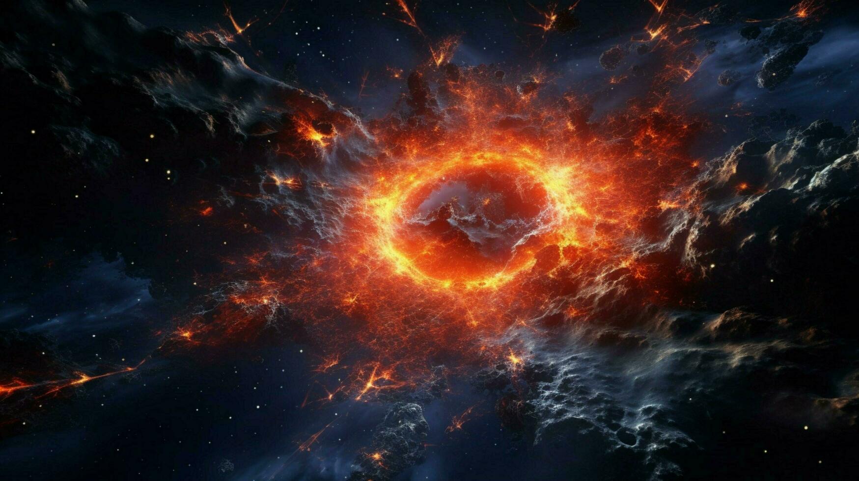 closeup of the surface of a star showing photo