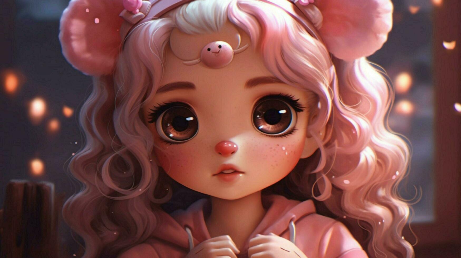 cute kawaii girl photo
