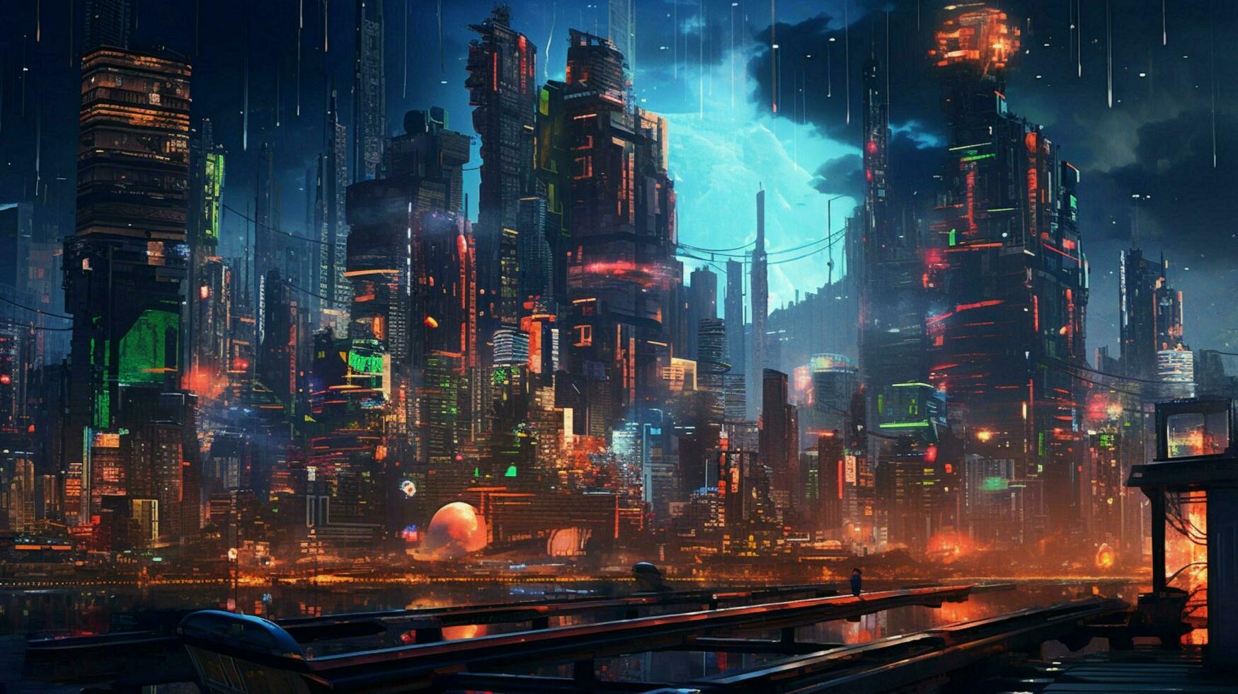 cyber city photo
