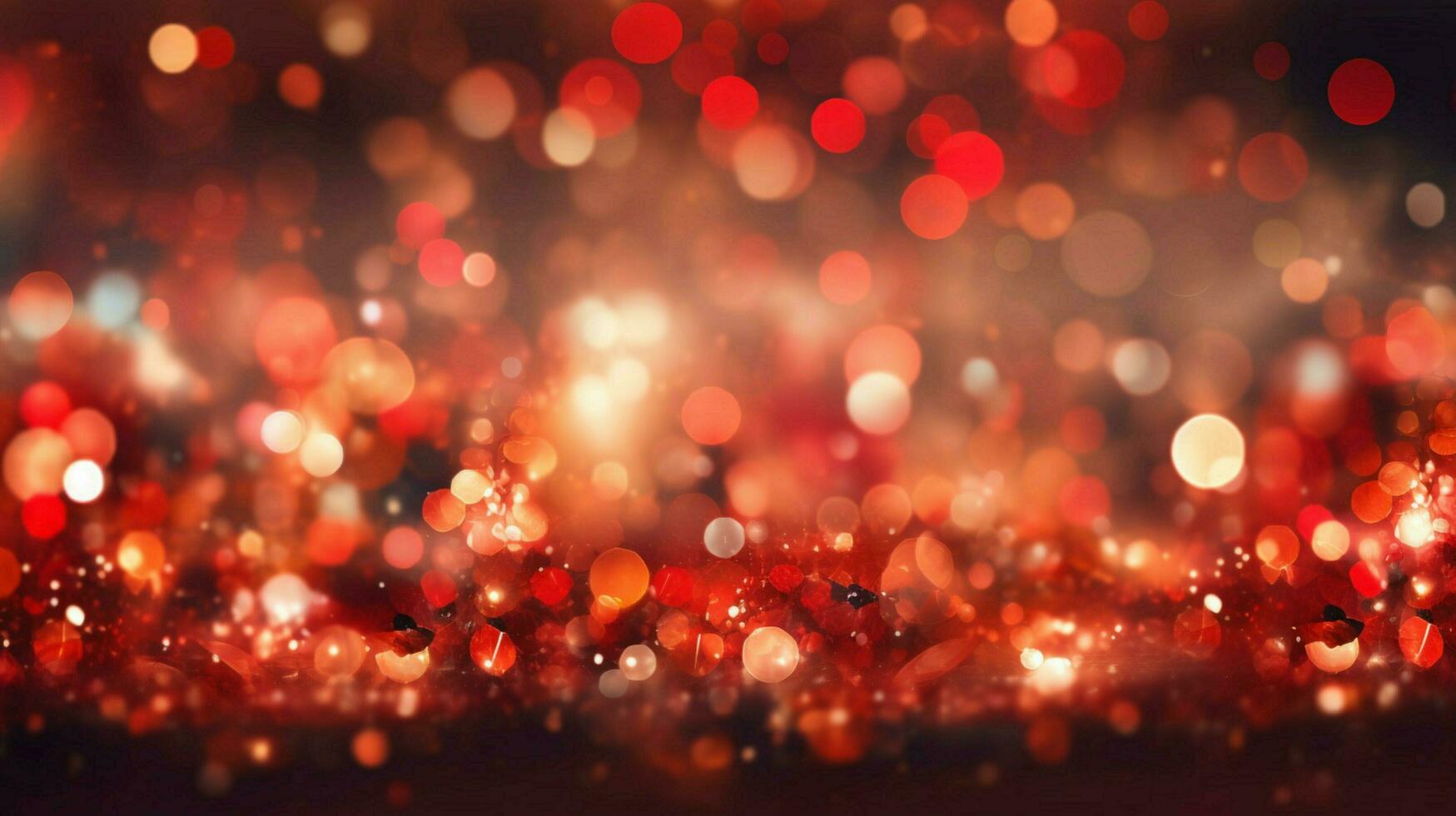 red christmas bokeh background illustration photo