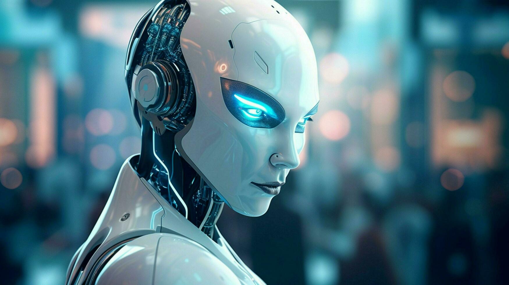 robot electronic access authentication system photo