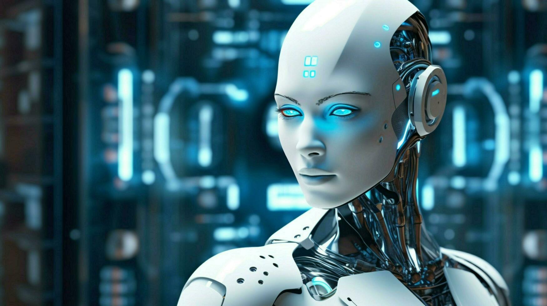 robot electronic access authentication system photo