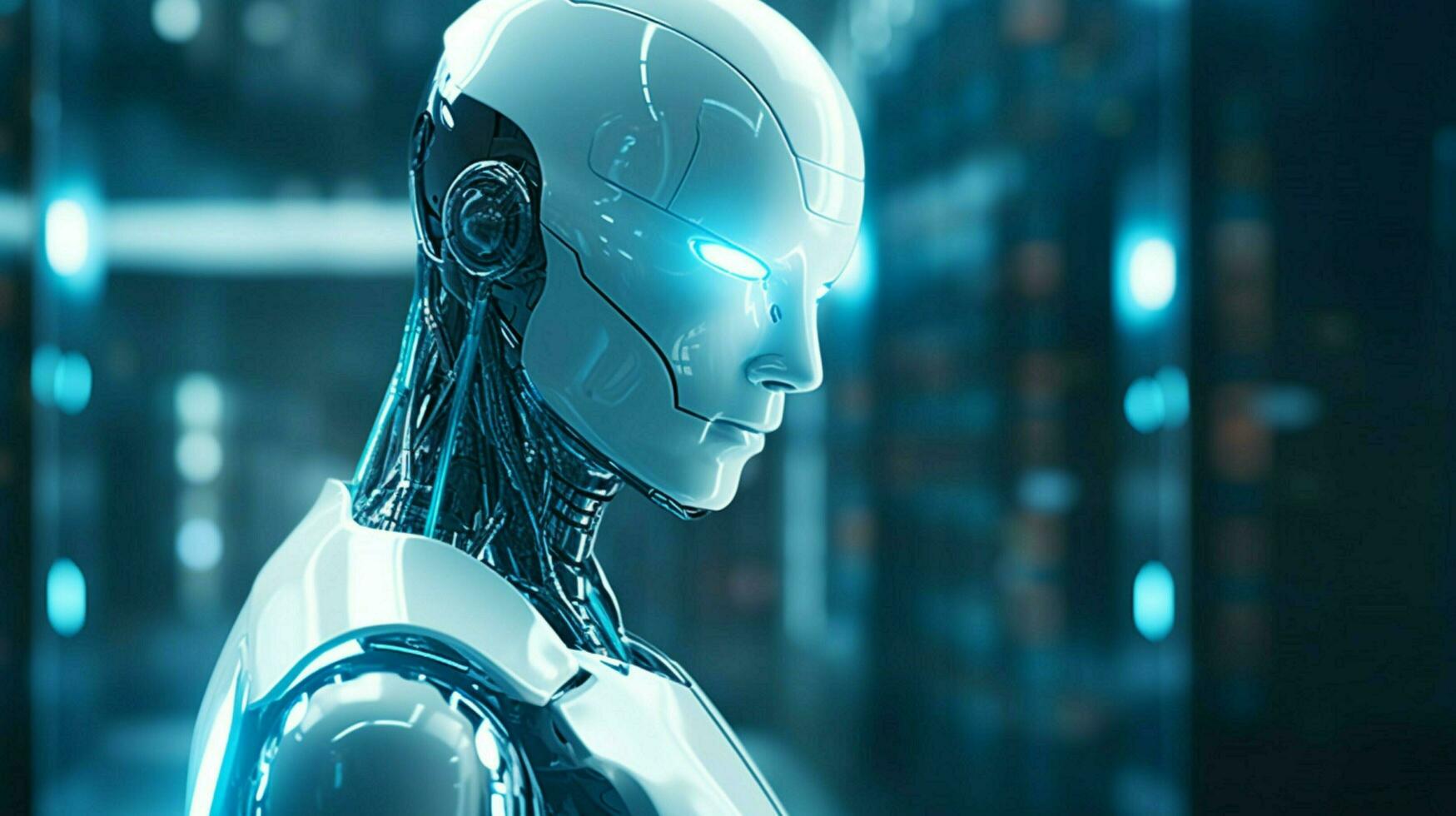 robot electronic access authentication system photo